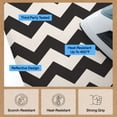 thumbnail image 6 of GORILLA GRIP Scorch Resistant Ironing Board Cover, Silicone Coating, Hook and Loop Fastener Strap, Chevron Black Linen, 6 of 10