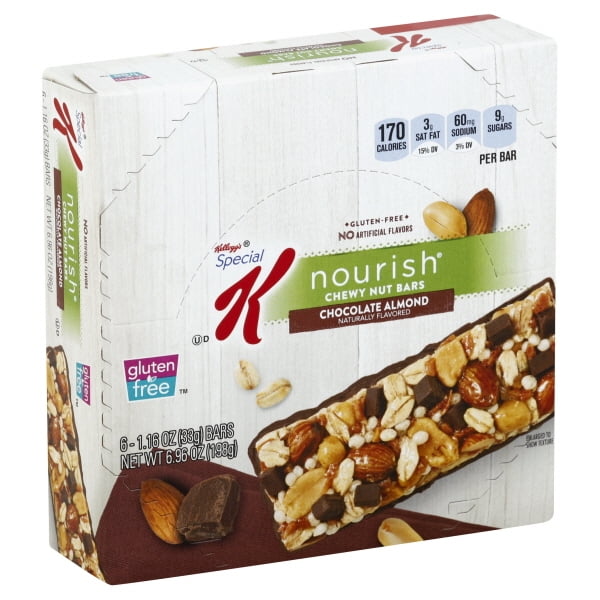 Kellogg's Special K Nourish Chocolate Almond Chewy Nut Bars 61.16 oz. Bars