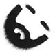 thumbnail image 4 of KAKOWELY 1 Juego de Bigotes Postizos para Halloween, Barba Falsa Esponjosa, Kit de Bigote y Cejas para Cosplay, Accesorio para Cosplay, 4 of 4