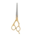 thumbnail image 3 of Tijeras profesionales para cortar cabello, tijeras de peluquero, salón familiar, herramienta de peluquería de dientes planos, color dorado, 3 of 8
