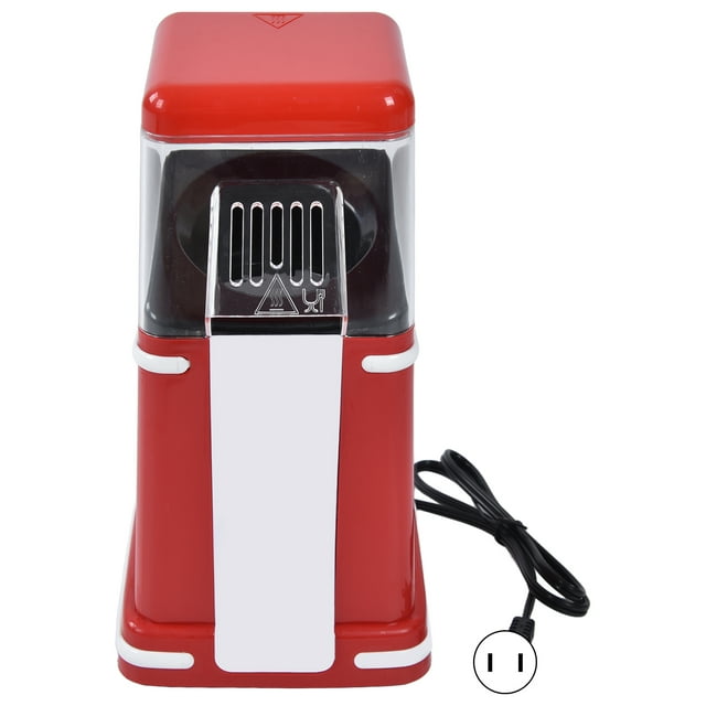 Machine à Maïs Soufflé Électrique Design à Air Chaud Structure Compacte 1200W Machine à Maïs Soufflé pour Fête Familiale Prise US 110V