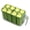 Green, variant on 8 Cavity Silicone Ice Pop Molds With Sticks, Reusable & Easy Release, BPA-free Freezer Tray for DIY Homemade Desserts And Popsicles