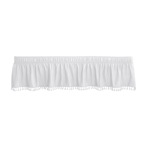 Jupe de Lit Élastique Couleur Unie Jupe de Lit Élastique Enveloppante Jupe de Lit Extensible Intégrée Jupe de Lit Longue