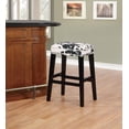 thumbnail image 2 of Carter Black Cow Print Bar Stool, 2 of 5