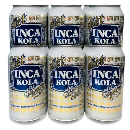 Inca Kola Diet Soda 12-Pack, Refreshing Golden Cola Flavor + Free DEMAYA Reusable Bag!