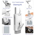 thumbnail image 2 of 8-in-1 Cleaning Kit With Keycap Puller Screen Brush Headphone Cleaning Pen Multifunctional Mobile Holder For Keyboard Tablets, 2 of 9