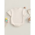 thumbnail image 4 of Bagilaanoe Newborn Baby Girl Boy Rompers Short Sleeve Bodysuits 3M 6M 12M 18M Infant Casual One Piece Short Jumpsuit, 4 of 8