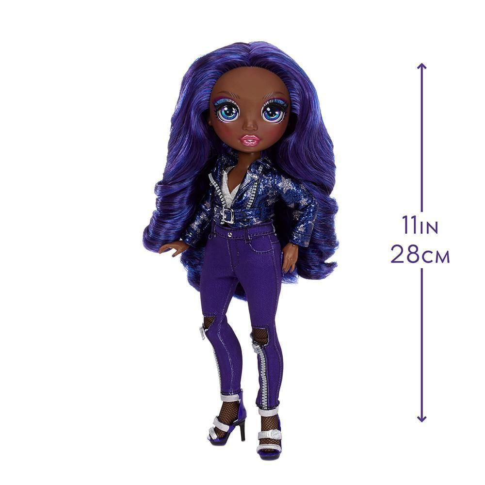 Rainbow High Krystal Bailey – Indigo (Dark Blue Purple) Fashion Doll with 2 Complete Mix & Match Outfits