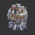thumbnail image 2 of Men's Voltron: Defender of the Universe Retro Robot Lions Graphic Tee Charcoal Heather X Large, 2 of 5