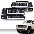 thumbnail image 2 of CROSSDESIGN LED DRL Headlights Fit for 1999-2006 Silverado/Suburban, 2 of 5