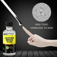 thumbnail image 3 of 1-3X 50ml Car Leather Repair Glue Seat Maintenance Leather Care Liquid Rubber Gel, 3 of 5