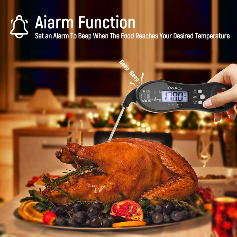 Digital Meat Thermometer with Probe for Oven / Grill / Fryer / Smoker