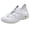 White, variant on Orthopedic Walking Shoes for Women Breathable Mesh Slip on Wide Shoes Arch Support Lightweight Antislip Casual Sneakers Black Size 8.5