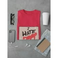 thumbnail image 3 of I Hate Burpees Men Red T-Shirt, Male Small, 3 of 4