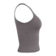 thumbnail image 5 of Camiseta sin mangas con cuello redondo y corte corto para mujer - Camiseta básica informal de verano para adolescentes, mezcla de nailon y spandex, tallas XS-XXXL, 5 of 6