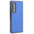 thumbnail image 3 of Case for Samsung Galaxy Z Fold 3, Carbon Fiber Leather Soft TPU Shockproof Drop Resistant Anti-Scratches Slim Folding Cover for Samsung Galaxy Z Fold 3,Blue, 3 of 6