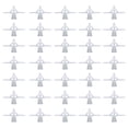 thumbnail image 1 of Shisuyan 250PCS Gypsum Board Aircraft Type Expansion Tube Hollow Bulge Plug (White M8X38), 1 of 9