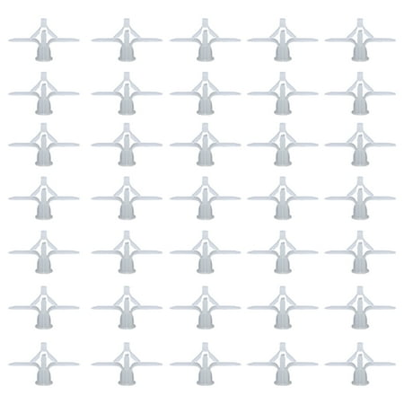 

Guangmc 250Pcs Drywall Anchor Expansion Bolts for Home - M8X38 (White)