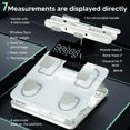 thumbnail image 3 of arboleaf 8-Electrode Body Fat Scale, High Precision Analyzer Tracks 50+ Metrics – Game Day Health for Athletes & Soccer Fans, Father's Day Gift for Dad, 3 of 11