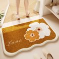 thumbnail image 4 of Isvgxsz Clearance Shaggy Bath Rugs for Bathroom Non Slip 16" X 24", Water Absorbent Bath Mat, Soft Shower Mat for Bathroom Floor & Tub, Fluffy Plush Bathroom Rugs Machine Washable, 4 of 6