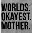 thumbnail image 2 of Worlds Okayest Mom Funny Mothers Day Women Plus Size Graphic Pullover Hoodie Brisco Brands 2X, 2 of 3