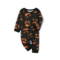 thumbnail image 4 of Liacowi Halloween Pajamas for Family Glow In The Dark Castle Print Long Sleeve Tops + Pants Set Fall Sleepwear, 4 of 9