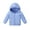 Blue, variant on Boys and Toddlers' Lightweight Water-Resistant Packable Hooded Puffer Jacket Kids Polyester Jacket