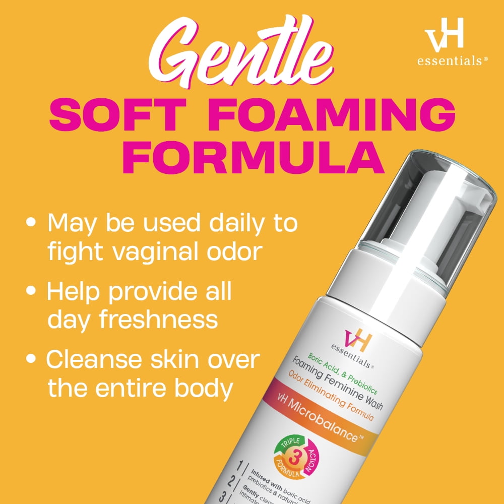 vH essentials Foaming Feminine Wash, 6 fl oz, 1 Count