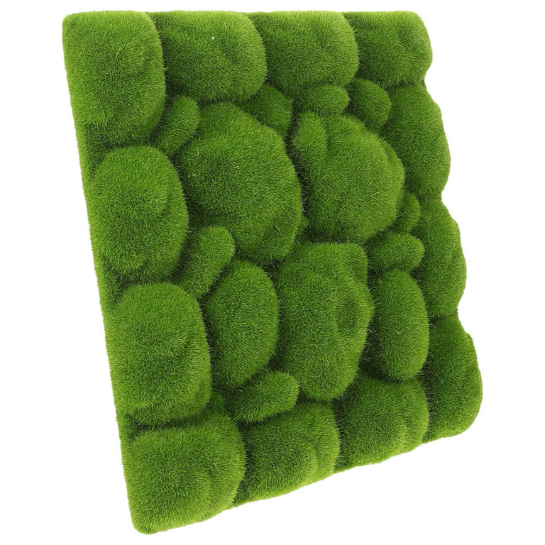 FOMIYES Artificial Moss Mat Squares Wall Decor, Simulation Plants Wall  Hanging Decoration, Fake Moss Wall Plant Pads for Home