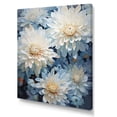 thumbnail image 2 of Designart "Blissful White And Blue Mums In The Garden I" Mums Canvas Prints, 2 of 7