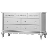 Ti Amo 6 Drawer Double Dresser- Ready to Assemble, Misty Grey - Walmart.com