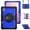 Blue+Black, variant on Rugged Case for Samsung Galaxy Tab S11 11" SM-X730 X736B 2025, with Build in Screen Protector & Shoulder Strap Heavy Duty Shockproof Hand Strap Rotating Kicsktand Bumper Cover, Green+Black