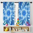 thumbnail image 5 of Blackout Kids Curtains,Blue Burst Pattern Childrens Insulated Curtains Set Of 2,Bedroom Essentials,Toddler Room Decor 42"x54", 5 of 5