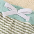 thumbnail image 5 of enyan Baby Boy Fall Clothes Toddler Winter Pullover Striped Long Sleeve Sweatshirt Pants Set Infant Outfits Light Green,2-3 Years, 5 of 5