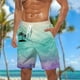 thumbnail image 2 of Pantalones Cortos Casuales para Hombre Imprimir con Bolsillos Pantalones de Playa de Cintura Elástica, Pantalones Cortos de Cintura Elástica para Hombre, 2 of 9