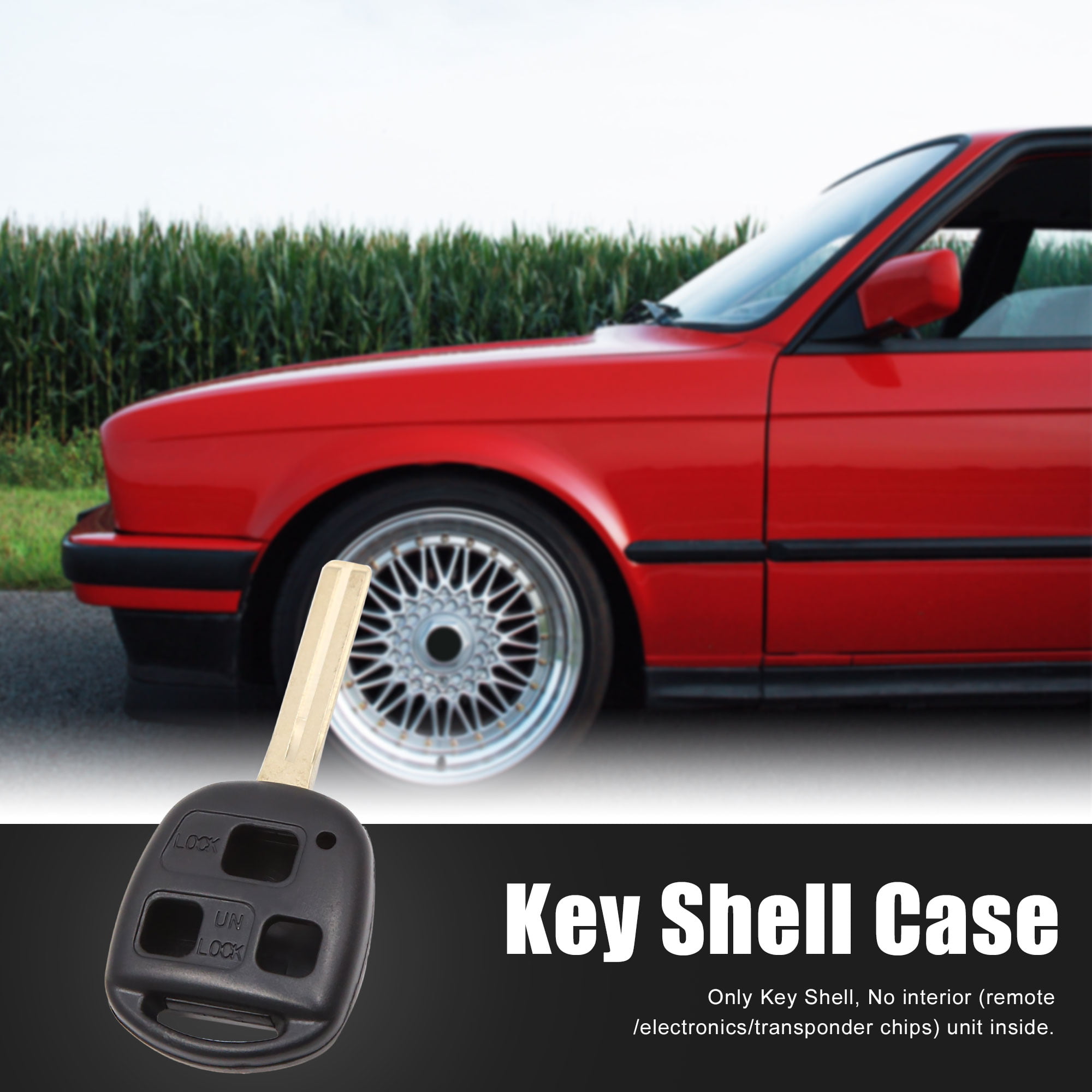 Replacement for Lexus ES300 LS400 SC300 SC400 Remote Car Key Fob Shell Case 