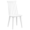 thumbnail image 4 of KriKac Dining Chairs Set of 2 Wood Dining Room Chair White Spindle Side Kitchen Room Country Farmhouse Chairs White, 4 of 7