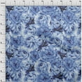 thumbnail image 4 of oneOone Cotton Poplin Twill Medium Blue Fabric Floral Sewing Material Print Fabric By The Yard 56 Inch Wide, 4 of 4