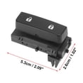 thumbnail image 4 of 5804093 SW9550 Car Power Window Switch for Chevrolet Silverado 2500 HD 2007-2014 for GMC Sierra 1500 2007-2013, 4 of 6
