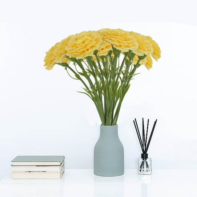 Simulated Carnation Home Decor Outdoor Wedding Flower Scene Decoration Fake Flowers And Green Plants