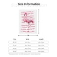 thumbnail image 5 of Rateoe Flamingo Pattern Flannel Throw Blanket, Ultra-soft Blanket for Bed, Couch, Car, Hypoallergenic Anti-pilling blanket-40"x30"(Vertical), 5 of 6
