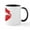 White/Black Inside, variant on CafePress - Lips Mug - 11 oz Ceramic Mug - Novelty Coffee Tea Cup