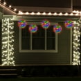 thumbnail image 3 of Northlight LED Lighted Hanging Starlight Sphere Outdoor Christmas Decoration- 6" - Multicolor Lights, 3 of 6