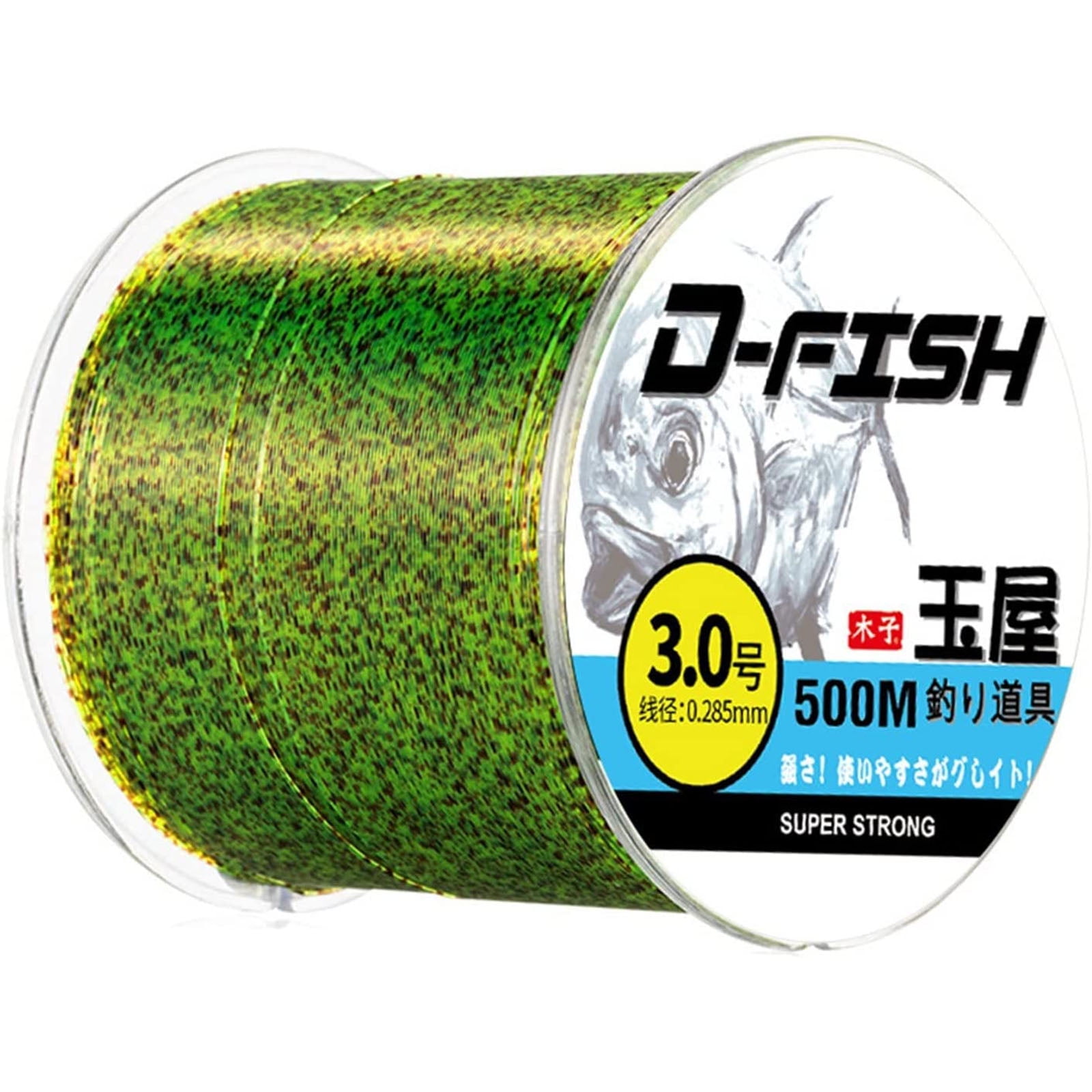 500m Speckle Spoted Fishing Line Color Changing Super Strong