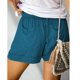 thumbnail image 5 of ICHUANYI Clearance Womens Comfy Drawstring Splice Casual Elastic Waist Pocketed Loose Shorts Pants(Blue, XXXXXL) Ichuanyi Ichuanyi, 5 of 7
