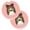 Pink, variant on Checkerboard Lime Green Sheltie Set of 2 Cup Holder Car Coaster