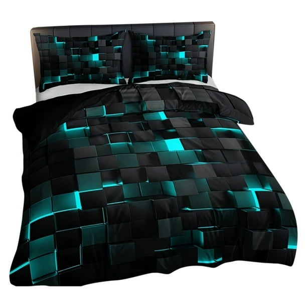 Popular! Peripheral Print Super Soft Brushed Microfiber Comfortable Set Equipped With Zipper Closure And Two Pillowcases Clearance