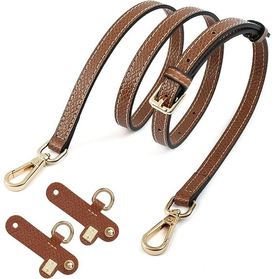 Bopika Adjustable Leather Strap Kit for Longchamp Bags, Perfect Replacement for Women's Mini Shoulder Bags
