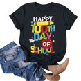 thumbnail image 4 of 100 Days Of School Shirt for Women Teens Girls 100 Days Sprinkled with Fun T Shirt Cute Funny Printed Tee Tops, 4 of 5