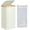 Beige, variant on Laundry Basket with Lid and Removable Bag, 100L Tall Laundry Hamper with Bamboo Handles, Aesthetic Dirty Clothes Bin for Laundry Room, Bathroom, Bedroom and Dorm, Beige